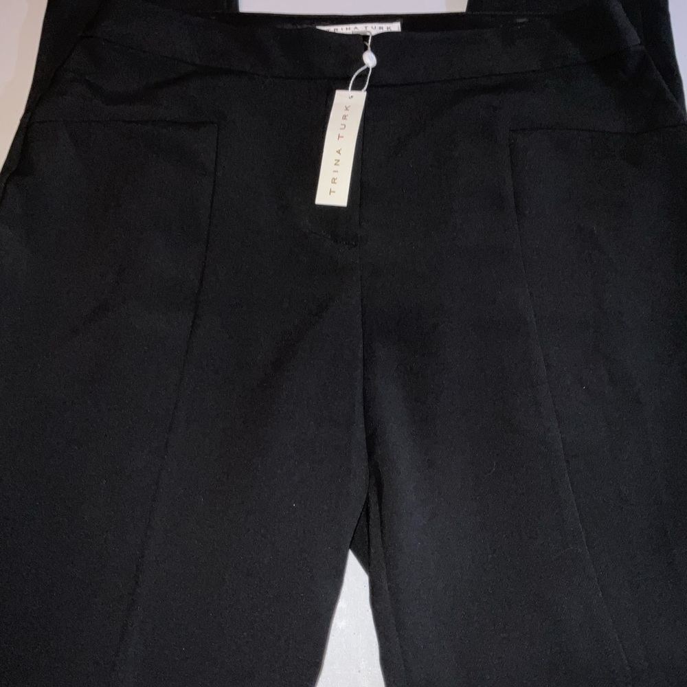 Trina Turk NWT Meteor Pants Black Size 14 - Picture 5 of 16
